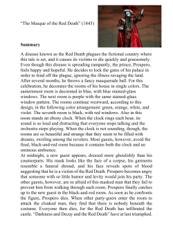 The Masque of the Red Death summary