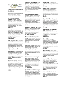 Children`s Horse Fiction