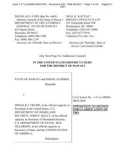 DOUGLAS S. CHIN (Bar No. 6465) Attorney General of the State of