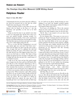 Helpless Healer - Cambridge University Press