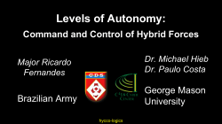 Levels of Autonomy - Command and Control Research Portal
