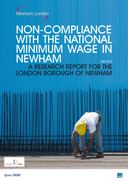 Non-compliance with the National Minimum Wage in Newham