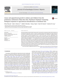 Linear and appositional growth in infants and children from the