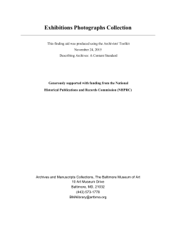 Exhibitions Photographs Collection