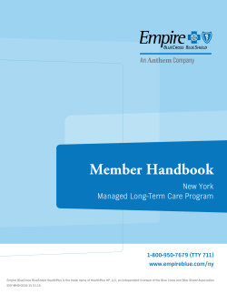 Member Handbook New York Managed Long