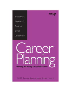 ACCP Career Planning Guide