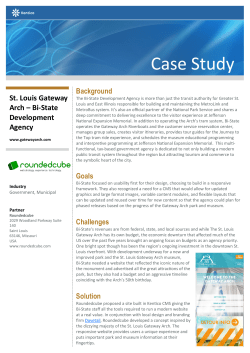St. Louis Gateway Arch &ndash; Bi-State Development Agency