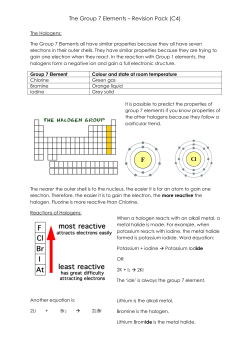 The Group 7 Elements