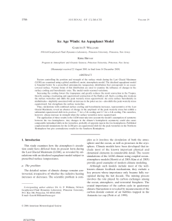 Ice Age Winds: An Aquaplanet Model