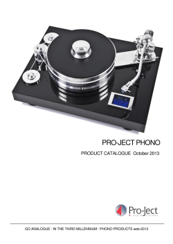 pro-ject phono - Helder Meerssen