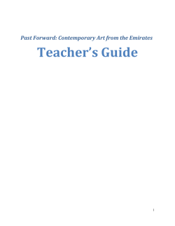 Teacher`s Guide - Meridian International Center