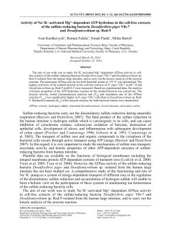 Activity of Na +/K+-activated Mg2+-dependent ATP