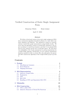 outline - Archive of Formal Proofs