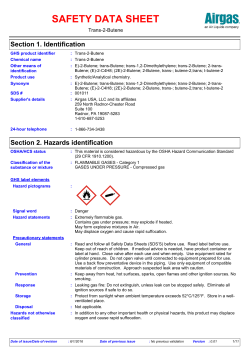 safety data sheet