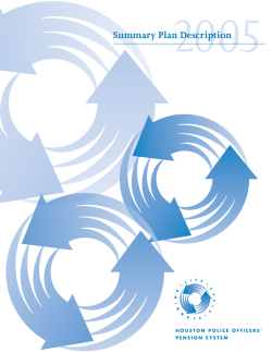 Summary Plan Description - Houston Police Officers` Pension System