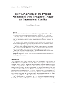 How 12 Cartoons of the Prophet Mohammed were