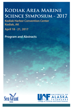 Kodiak Area Marine - Alaska Sea Grant