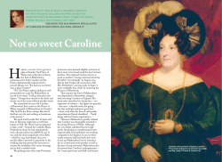 Not so sweet Caroline