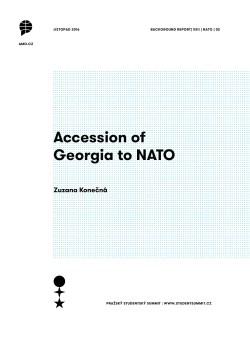 Accession of Georgia to NATO - Asociace pro mezin&aacute;rodn&iacute; ot&aacute;zky