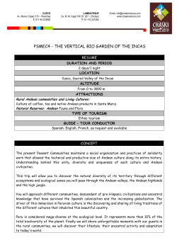 PSMEC4 the Bio garden vertical of the inca