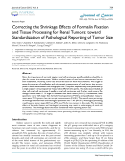 Correcting the Shrinkage Effects of Formalin Fixation and Tissue
