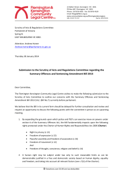 FKCLC Submission to SARC