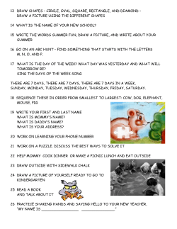 13 DRAW SHAPES &ndash; CIRCLE, OVAL, SQUARE, RECTANGLE, AND