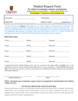 Midterm Request Form