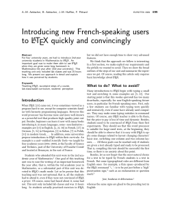 Introducing new French-speaking users to