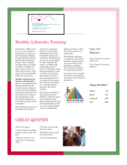 Spring 09 Newsletter