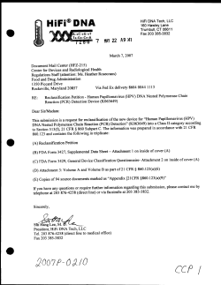 FDA Reclassification Petition