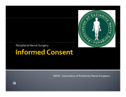Peripheral Nerve Surgery - The Association of Extremity Nerve