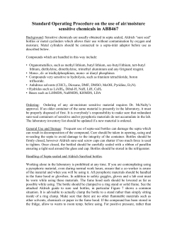 Organometallics - McMaster Chemistry