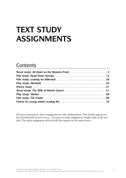 Assessment task - Macmillan Publishers