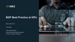 BGP Hygiene at IXPs