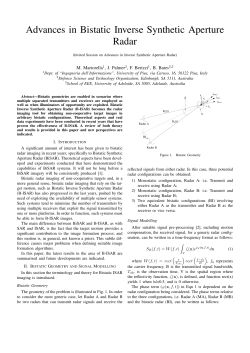 Advances in Bistatic Inverse Synthetic Aperture