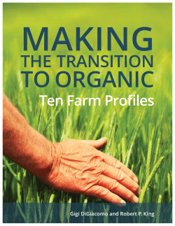 Making the Transition to Organic: Ten Farm Profiles