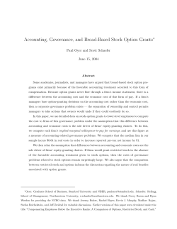 Accounting, Governance, and Broad