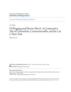 A Comparative Tale of Colonialism, Commonwealths, and the Cat-o