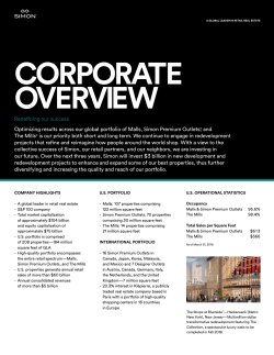 CORPORATE OVERVIEW - Simoncorpoverview.com