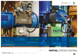 partial stroke testing
