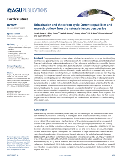 Urbanization and the carbon cycle: Current capabilities and