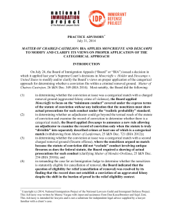 Matter of Chairez-Castrejon - National Immigration Project of the