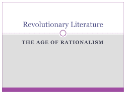 Revolutionary Literature