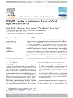 SNOMED reaching its adolescence: Ontologists` and logicians