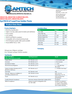 SynTECH-LF Lead Free Solder Paste