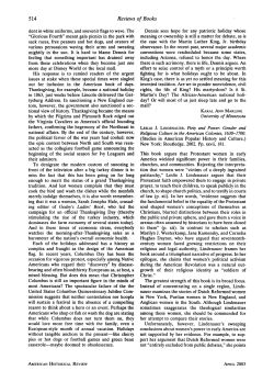 Leslie J. Lindenauer. Piety and Power: Gender and Religious