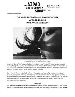 the aipad photography show new york april 10