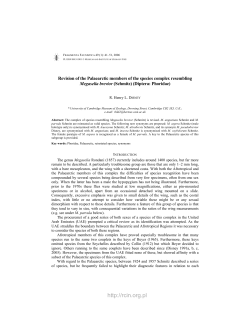 Revision of the Palaearctic members of the species complex