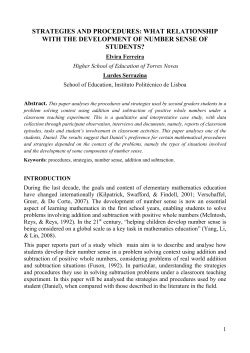 strategies and procedures: what relationship with the